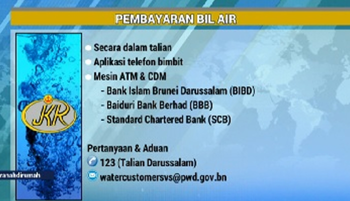 Water Bill Payment Brunei S No 1 News Website